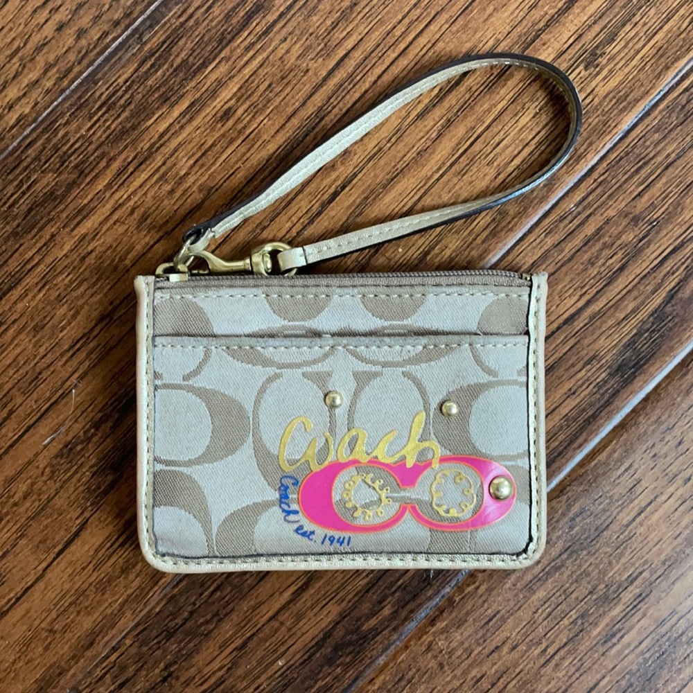 Coach ID Wristlet